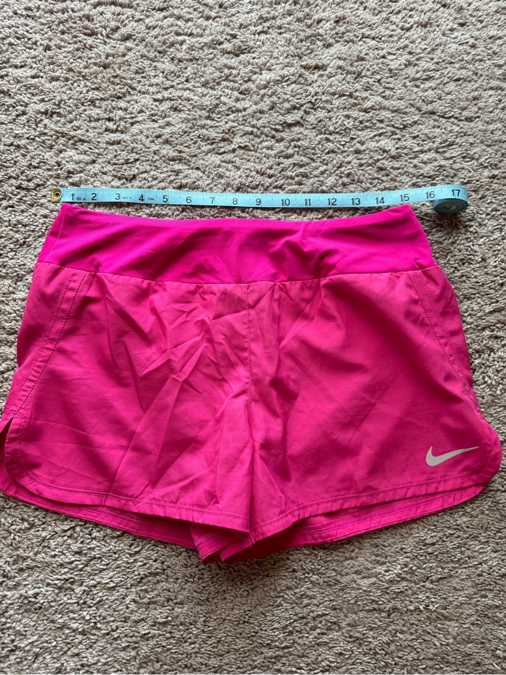 Nike Dri Fit Lined Running Shorts Size M